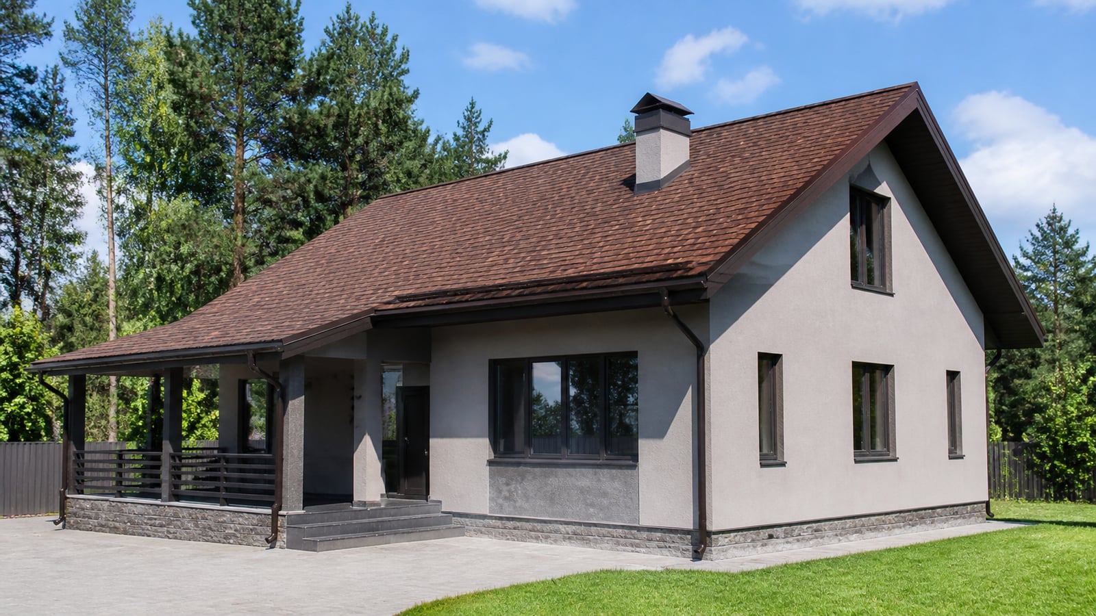 Монтаж гибкой черепицы RoofShield, Подольск, 125 м²