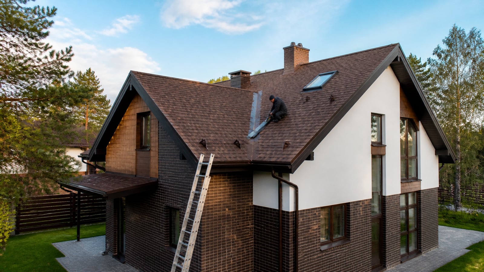 Ремонт мягкой кровли с заменой ендовы, Балашиха, 120 м²